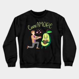 Avocados In Love Guacamore For Avocados Lovers Vegans Vegetarians Valentines Crewneck Sweatshirt